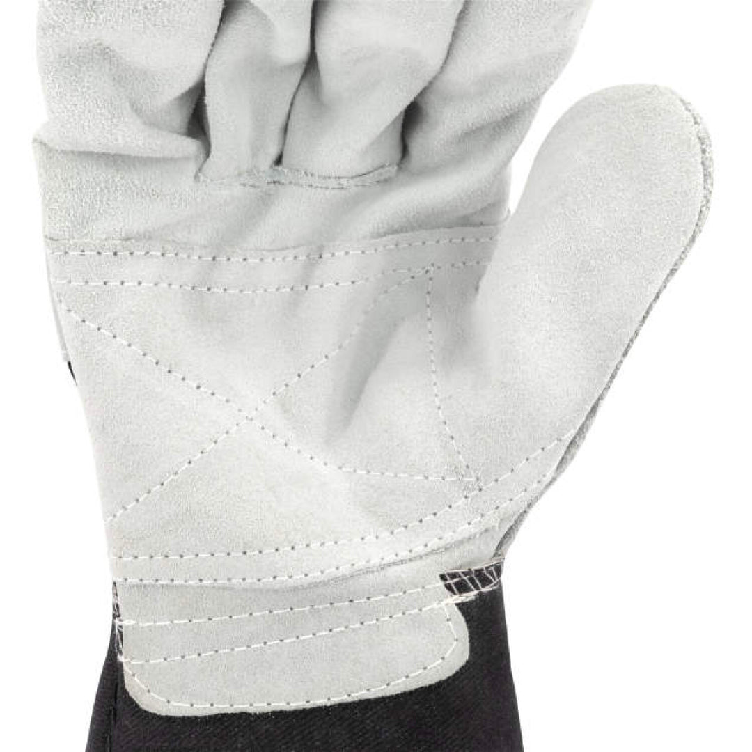 DEWALT RDNS-DPG41L Select Shoulder Cowhide Leather Palm Glove - Size L - Gray and Black