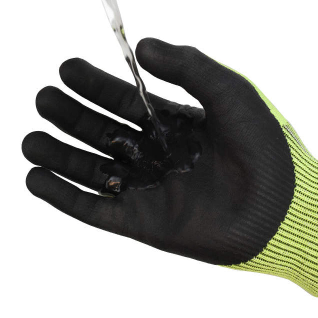 DEWALT DPG855T Hi-Vis Foam Nitrile A4 Cut Glove