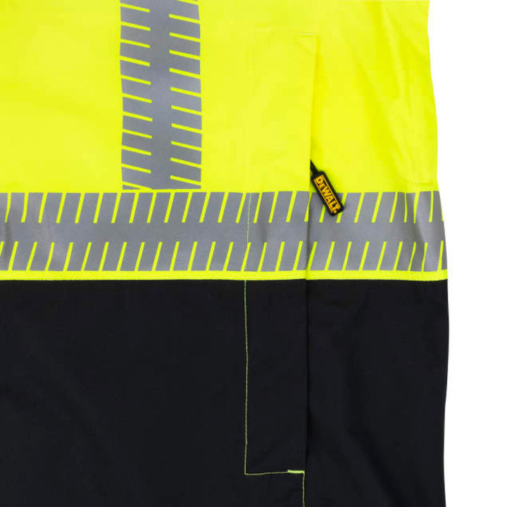 DEWALT DRW21 Class 3 Ripstop Wind and Rain Jacket- Hi-Vis Green