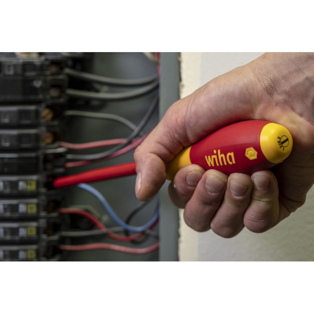 Wiha Tools 32083 Slotted Phillips and Square Insulated Screwdriver Set 5-Piece