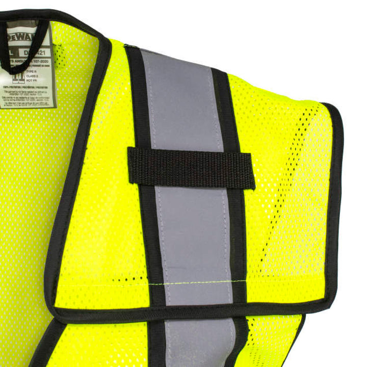 DEWALT DSV421 Class 2 Adjustable Breakaway Mesh Vest - Green