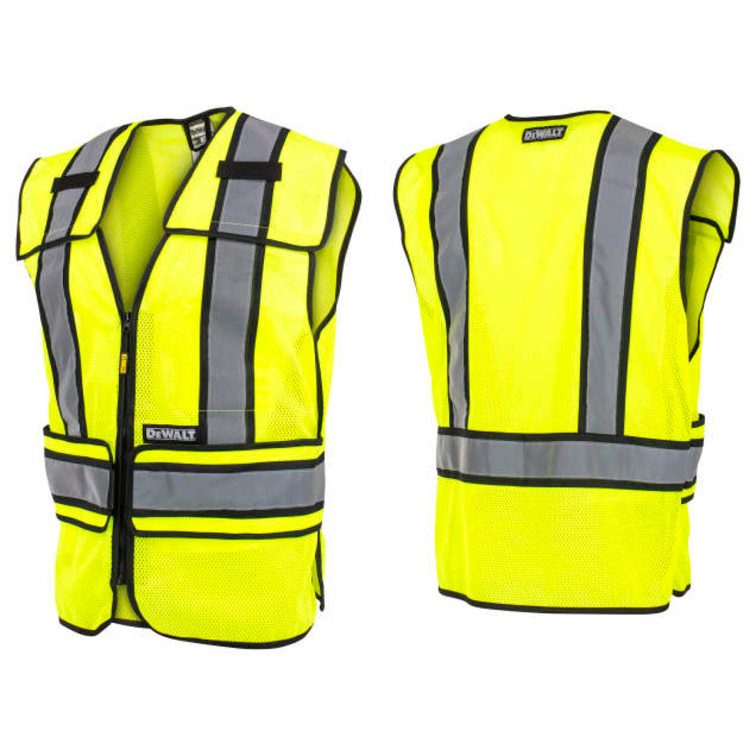DEWALT DSV421 Class 2 Adjustable Breakaway Mesh Vest - Green