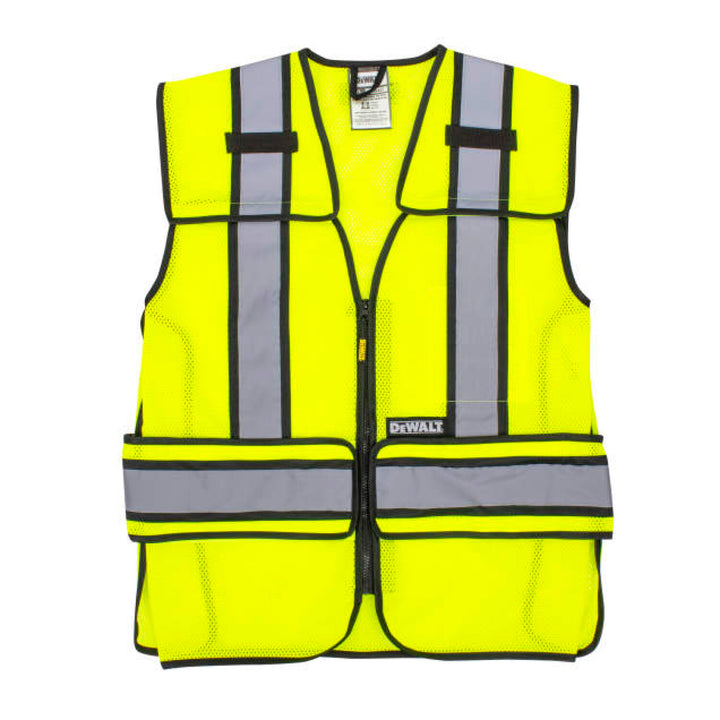 DEWALT DSV421 Class 2 Adjustable Breakaway Mesh Vest - Green