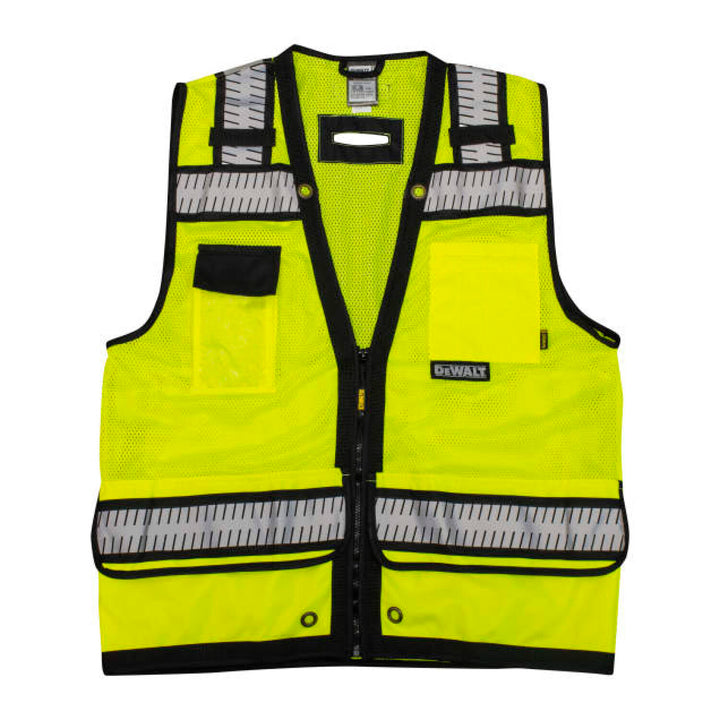 DEWALT DSV521 Class 2 Heavy Duty Surveyor Vest - Green