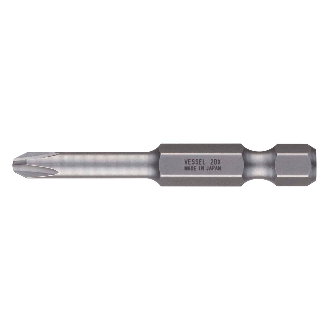 Vessel Tools DWPH250P2 DRYWALLER Power Bit (PH2 x 50 mm, 2 pcs.)