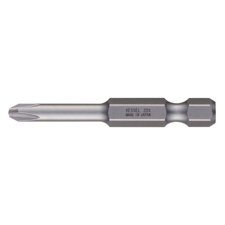 Vessel Tools DWPH250P2 DRYWALLER Power Bit (PH2 x 50 mm, 2 pcs.)
