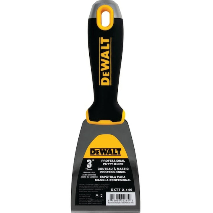 Dewalt DXTT-2-149 3 in. Carbon Steel Joint Knife with Soft Grip Handle