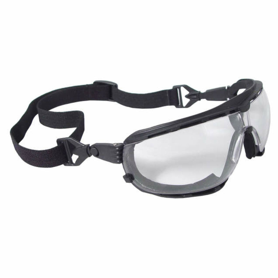 Radians Dagger Foam Lined Safety Goggle - Black Frame