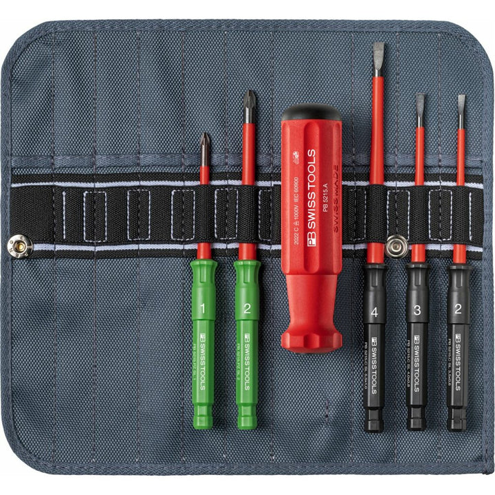 PB Swiss Tools PB 5215.SU Classic VDE Slim Screwdriver Set