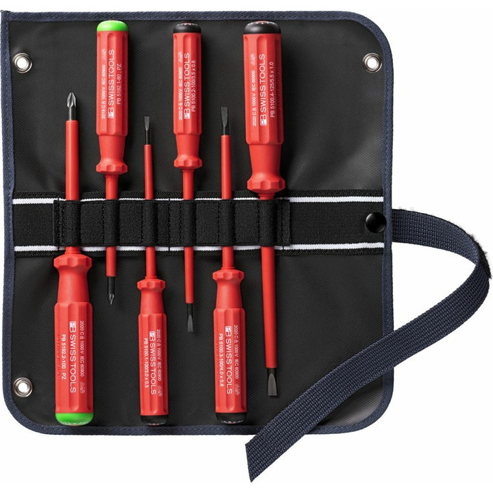 PB Swiss Tools PB 5543.SU GY Classic VDE Screwdriver set, 6 Pieces