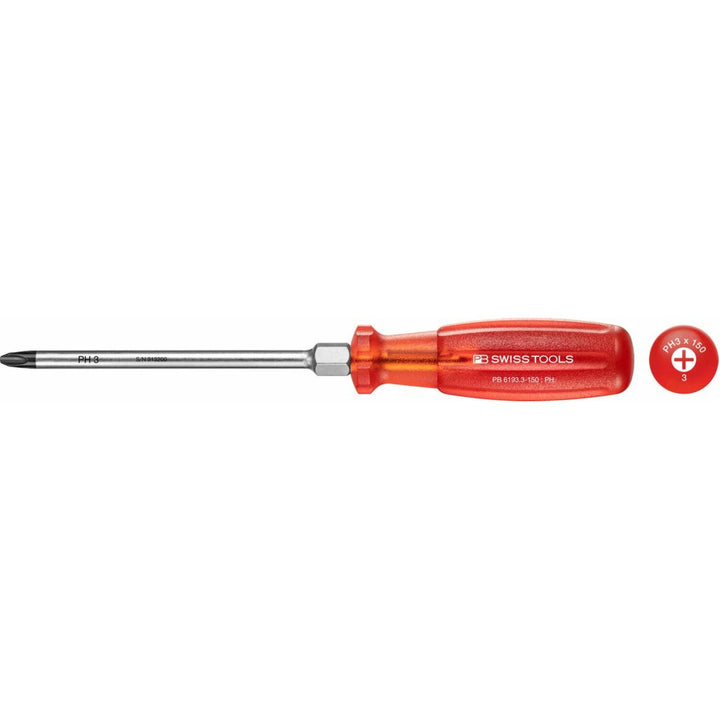 PB Swiss Tools PB 6193.3-150 Phillips multicraft Screwdriver PH3 100 mm
