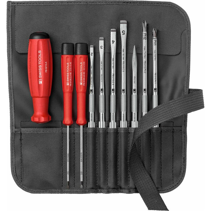 PB Swiss Tools PB 8218.BK SwissGrip Screwdriver 10 Pcs