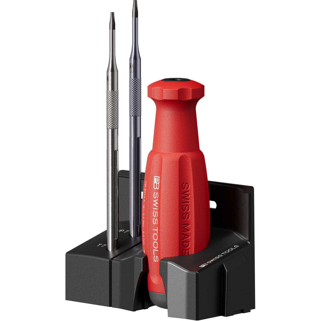 PB Swiss Tools PB 8314.A 0,9 Set MecaTorque Preset Torque Handle , Set In Holder