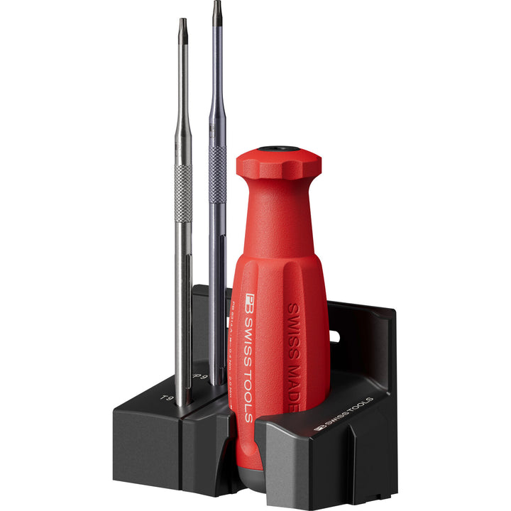 PB Swiss Tools PB 8314.A 1,4 Set MecaTorque Preset Torque Handle, Set In Holder