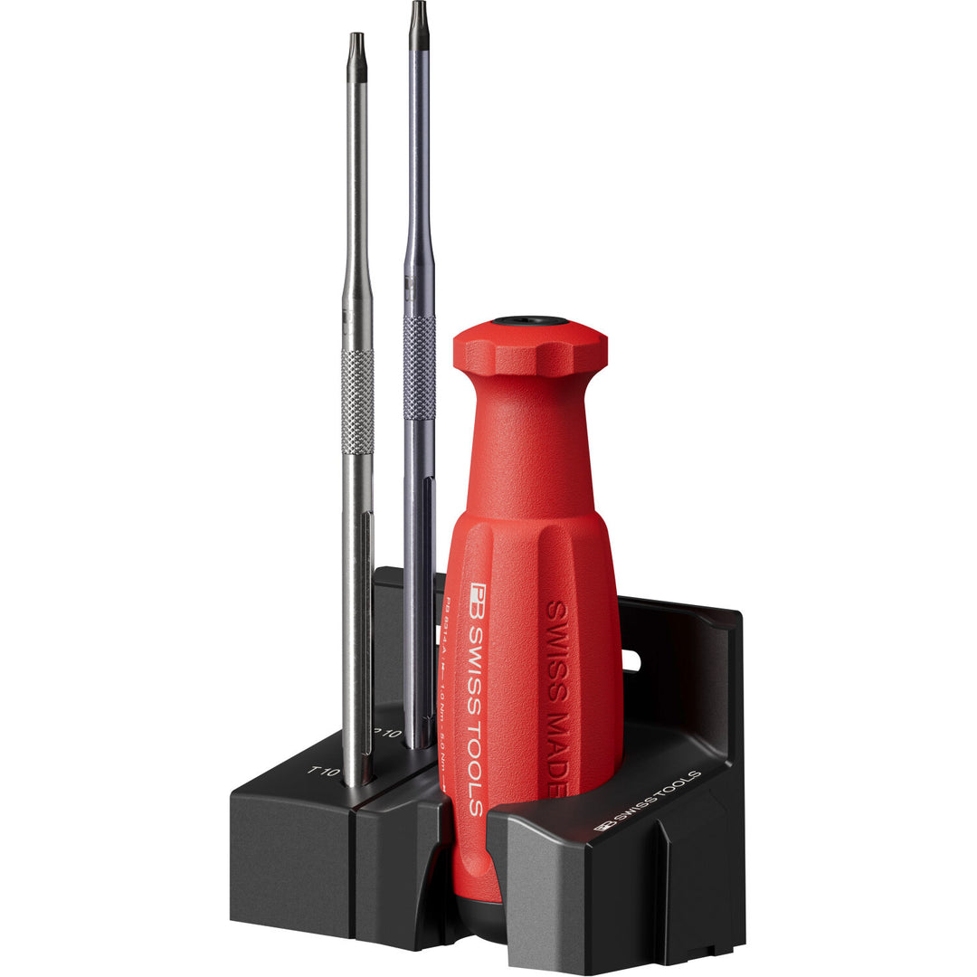 PB Swiss Tools PB 8314.A 2,0 Set MecaTorque Preset Torque Handle, Set In Holder
