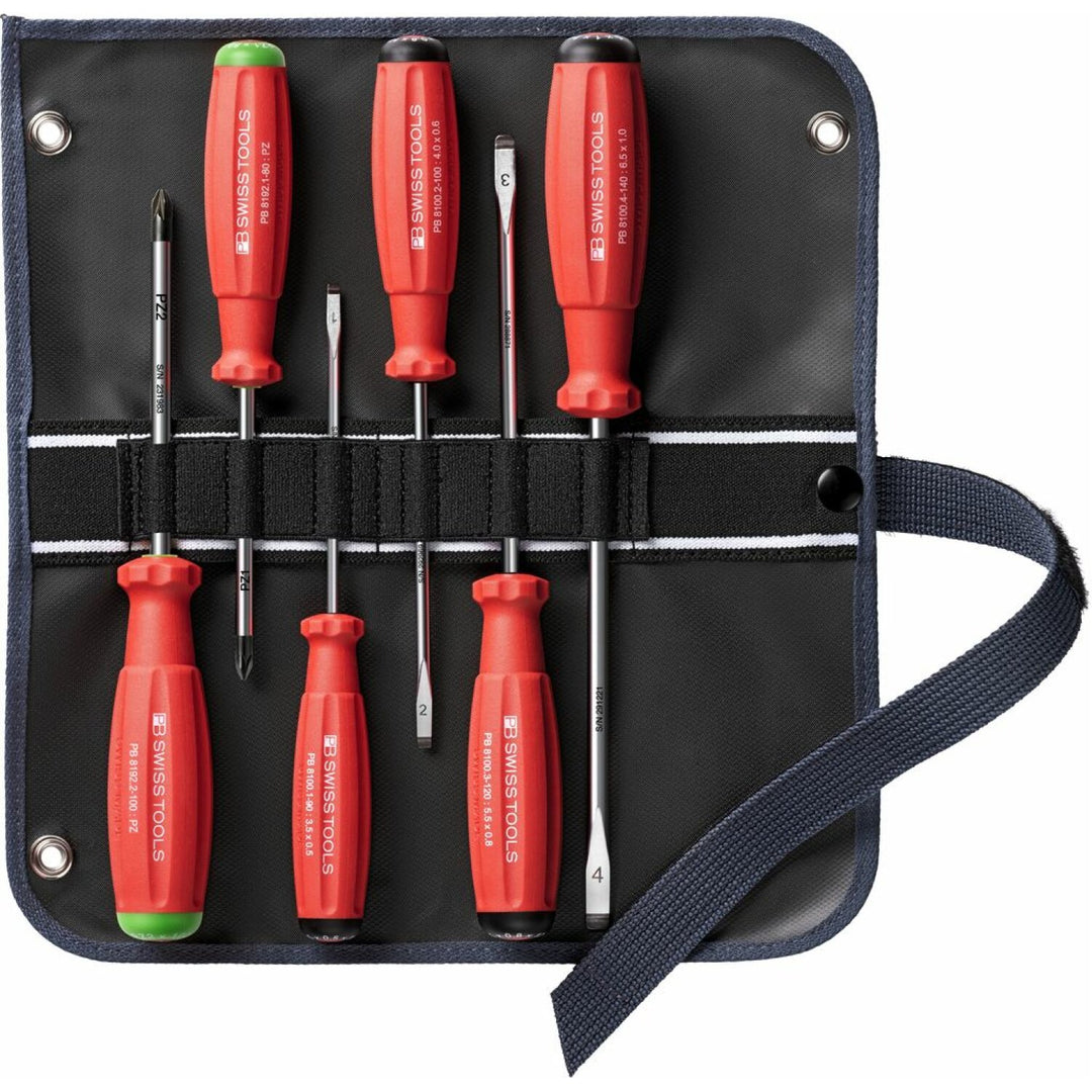 PB Swiss Tools PB 8562.SU GY SwissGrip Screwdriver set, 6 Pieces