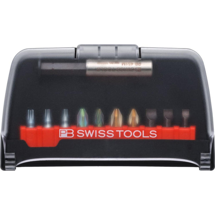 PB Swiss Tools PB C6.989 PrecisionBit, Design C 6.3 (1/4”), Set in BitCase, with Belt-Clip