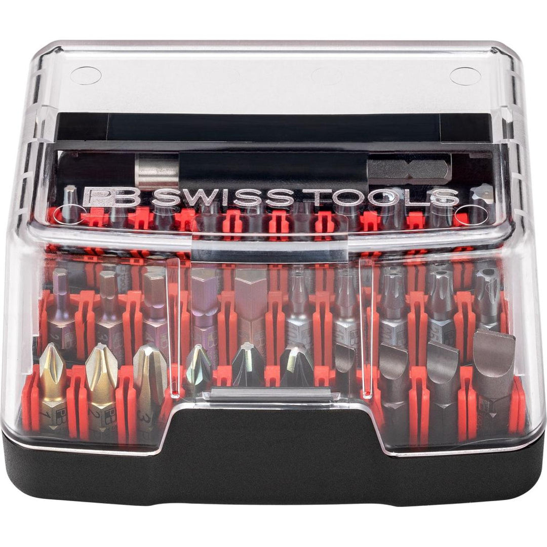 PB Swiss Tools PB C6.990 PrecisionBit, Design C 6.3 (1/4”), Set in Practical BitBox