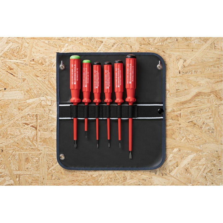 PB Swiss Tools PB 5543.SU GY Classic VDE Screwdriver set, 6 Pieces