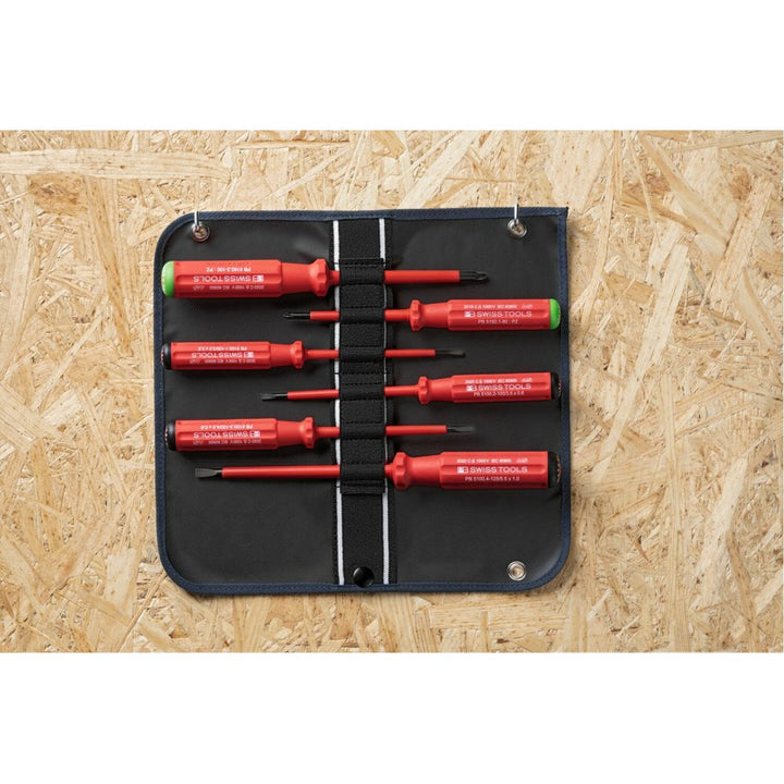 PB Swiss Tools PB 5543.SU GY Classic VDE Screwdriver set, 6 Pieces