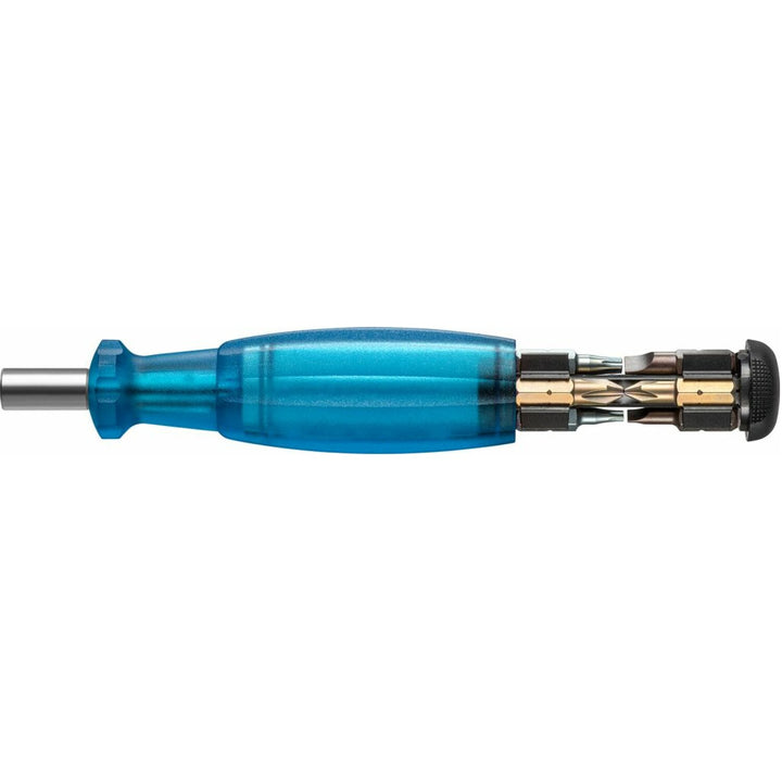 PB Swiss PB 6464.Blue Bit Holding Screwdriver with Magazine, Slotted, Phillips, TORX®, 9 Pcs