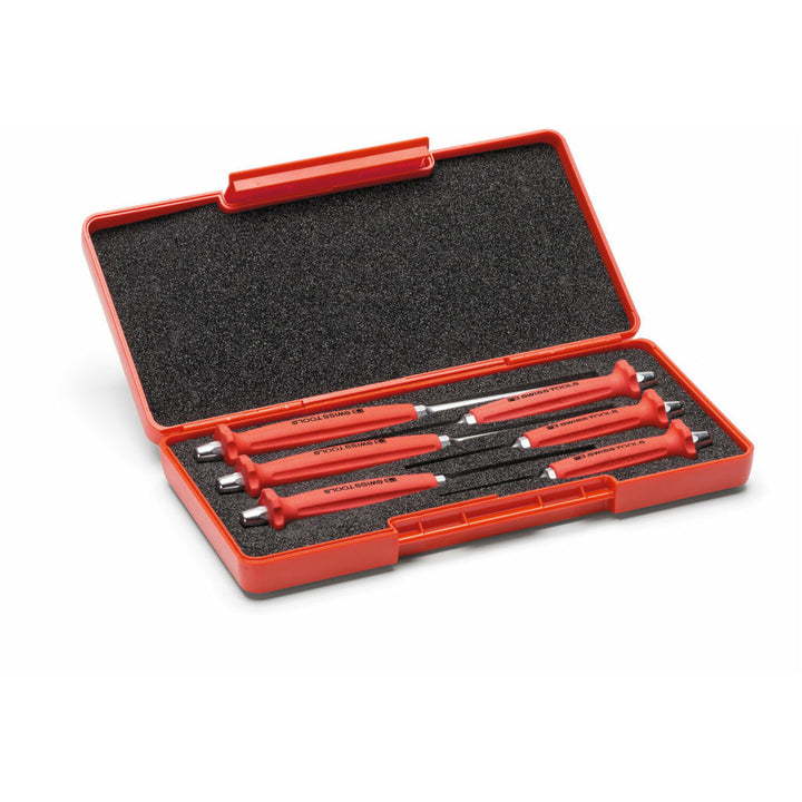 PB Swiss Tools PB 758.SET Grip Parallel Pin Punch Set, 6 pcs
