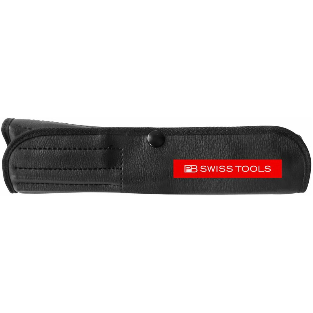 PB Swiss Tools PB 215.ind Classic screwdriver set with interchangeable blades in a compact imitation leather roll-up case