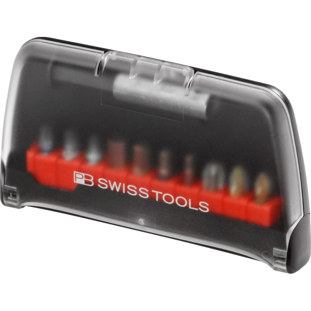 PB Swiss Tools PB C6.985 PrecisionBit, Design C 6.3 (1/4”), Set in BitCase, with Belt-Clip