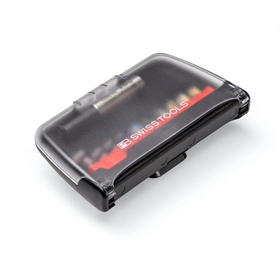 PB Swiss Tools PB C6.986 PrecisionBit, Design C 6.3 (1/4”), Set in BitCase, with Belt-Clip