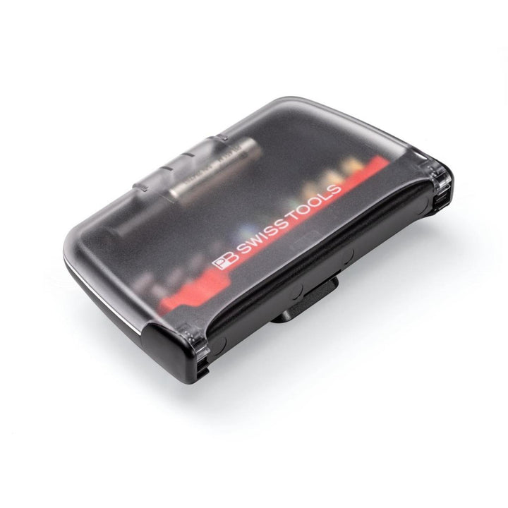 PB Swiss Tools PB C6.986 PrecisionBit, Design C 6.3 (1/4”), Set in BitCase, with Belt-Clip