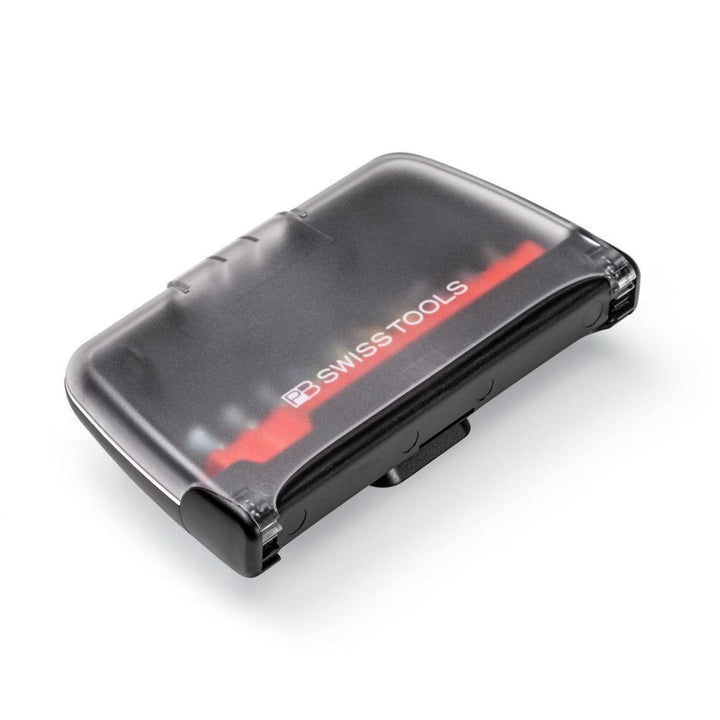 PB Swiss Tools PB C6.989 PrecisionBit, Design C 6.3 (1/4”), Set in BitCase, with Belt-Clip