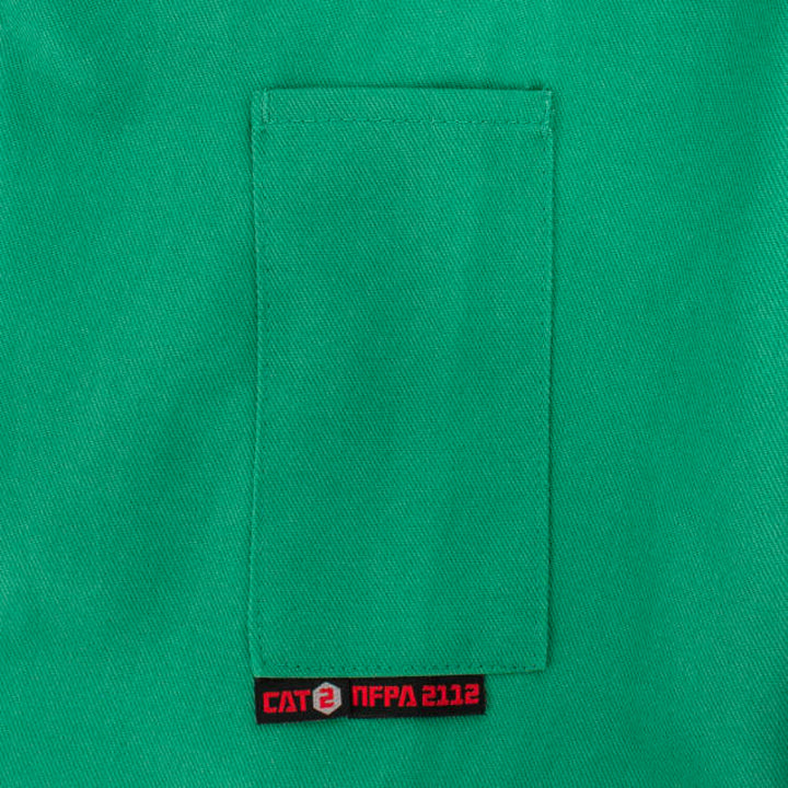 Radians FRCA-WCA VolCore Welding Front Snap Coverall - Green