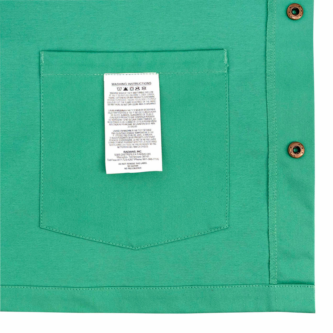 Radians FRJ-W VolCore 9 oz Welding Jacket - Visual Green