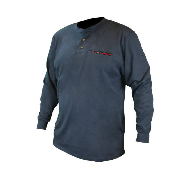 Radians FRS-002 VolCore Long Sleeve Cotton Henley FR Shirt