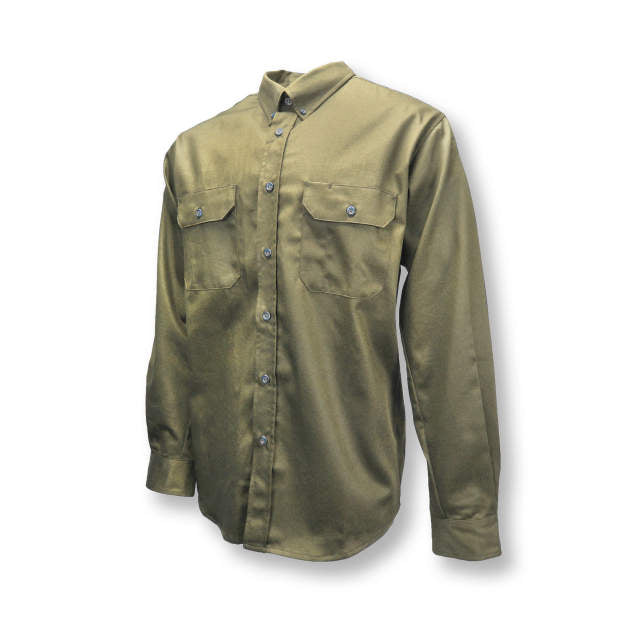 Radians FRS-003 VolCore Long Sleeve Cotton Button Down FR Shirt