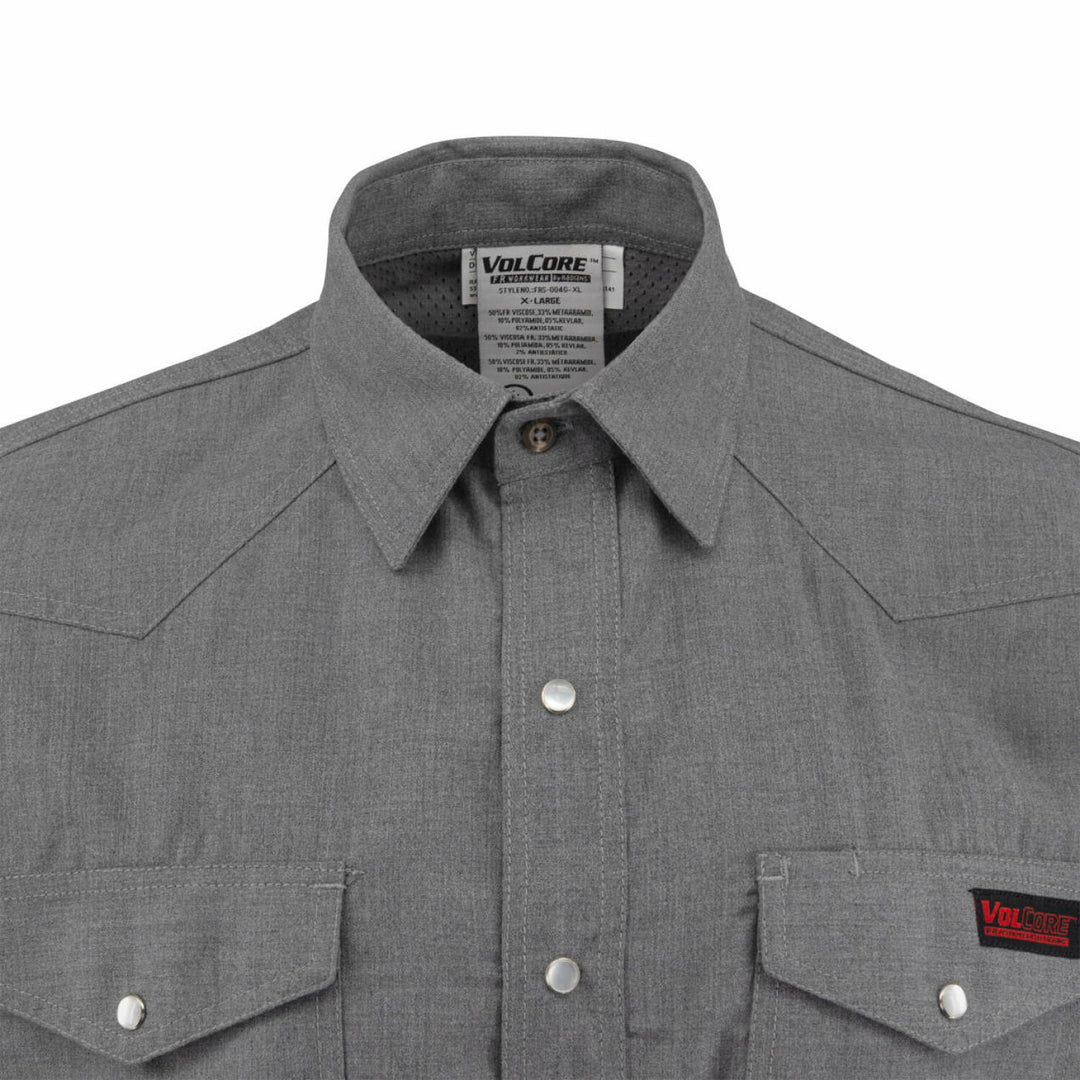 Radians FRS-004 VolCore CAT 2 Vented Pearl Snap FR Shirt