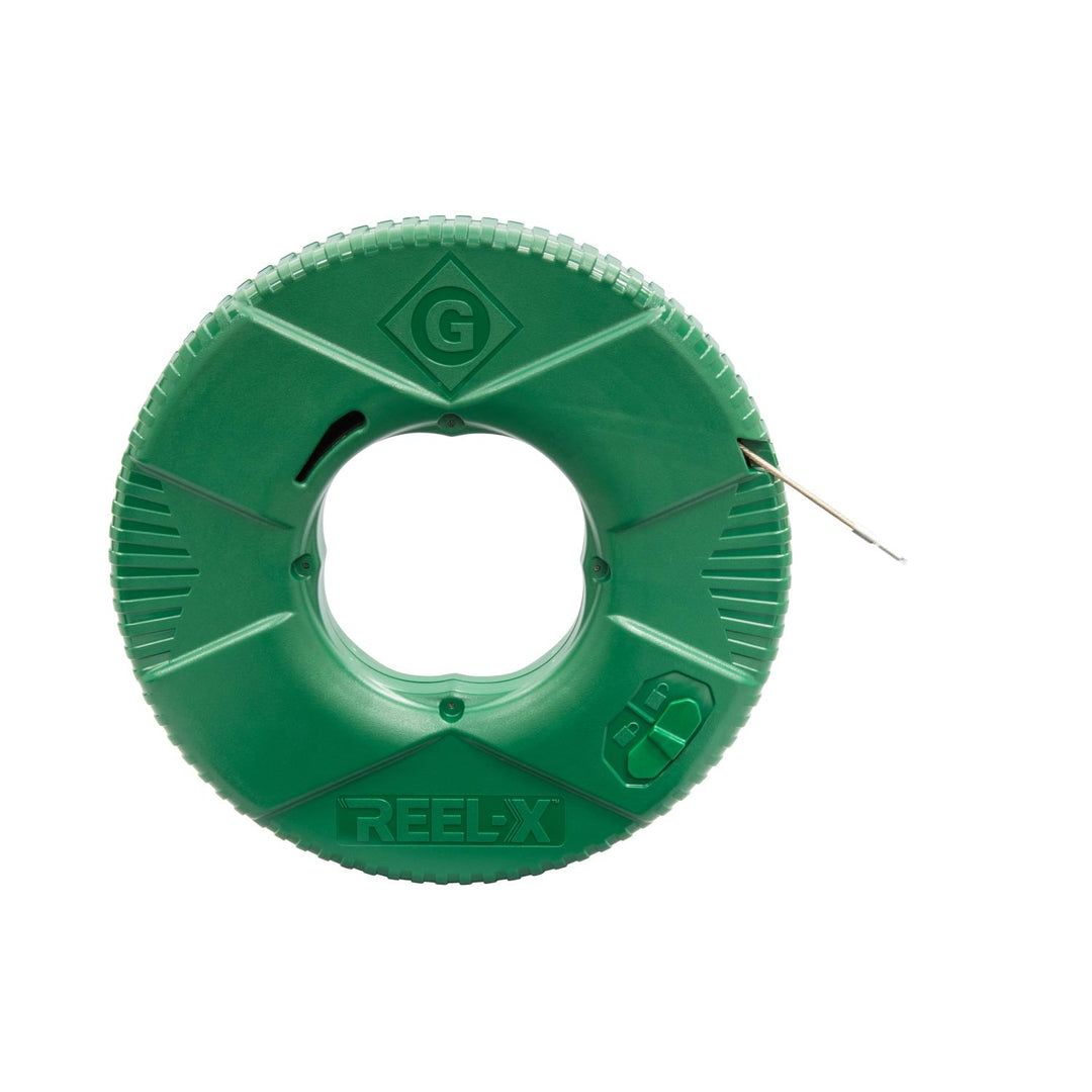Greenlee FTXS-100W 100' REEL-X 1/4" Steel Fish Tape