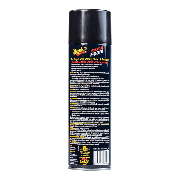 Meguiar's G13919 Hot Shine Tire Foam, 19 oz