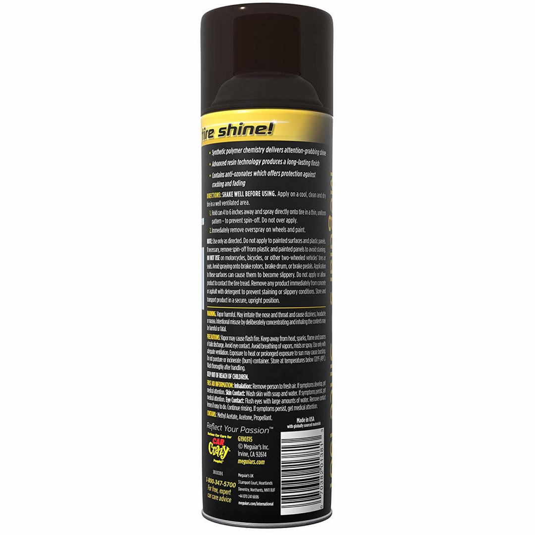 Meguiar's G190315 Ultimate Insane Shine Tire Coating, 15 .oz