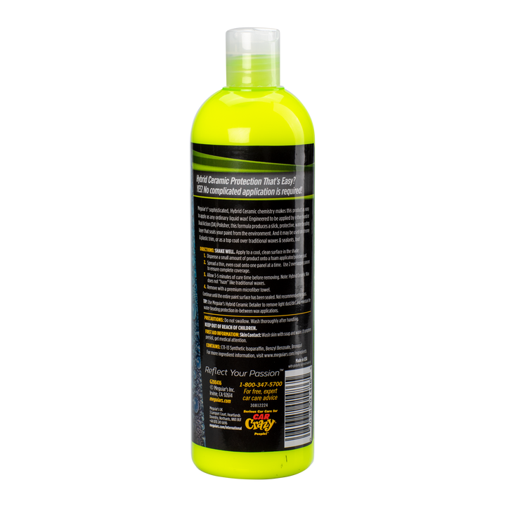 Meguiar's G200416 Hybrid Ceramic Liquid Wax, 16 .oz
