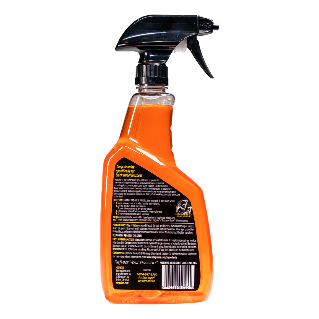 Meguiar's G230524 Hot Rims Black Wheel Cleaner, 24 .oz