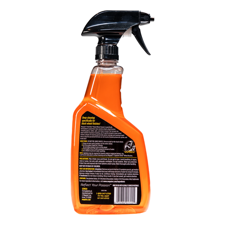 Meguiar's G230524 Hot Rims Black Wheel Cleaner, 24 .oz