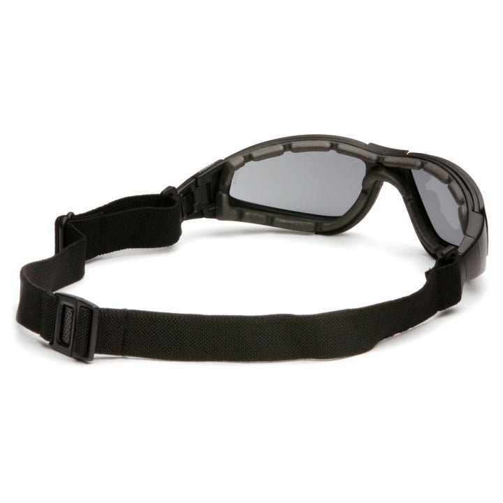 Pyramex GB4020ST XSG - Gray H2X Anti-Fog Lens with Black Strap/Temples