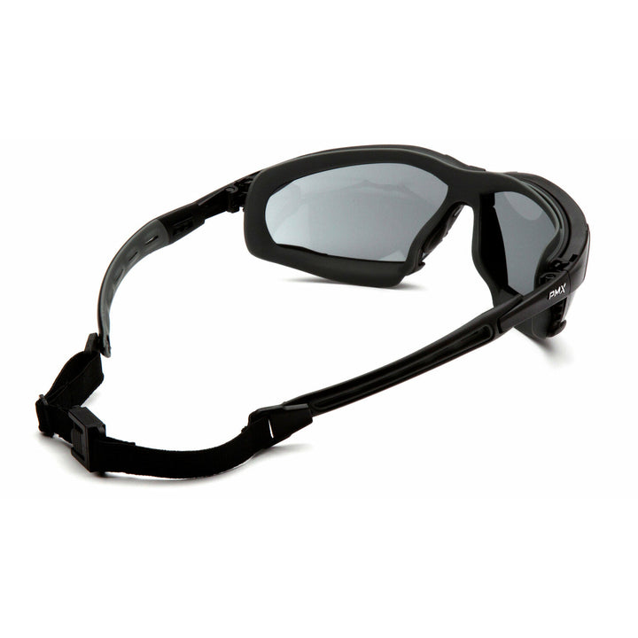 Pyramex GB9420STM Gray H2MAX Anti-Fog Lens with Black Frame