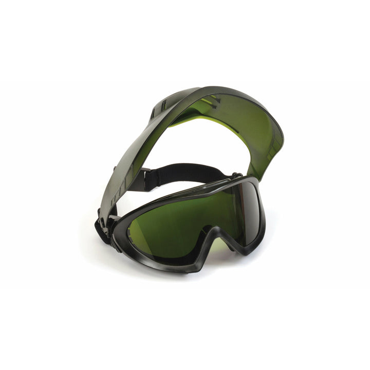 Pyrame GG504TSHIELDIR3 Pyramex Safety - Capstone - Direct/Indirect Goggle with IR3 Lens and Green Tinted Faceshield Attachment