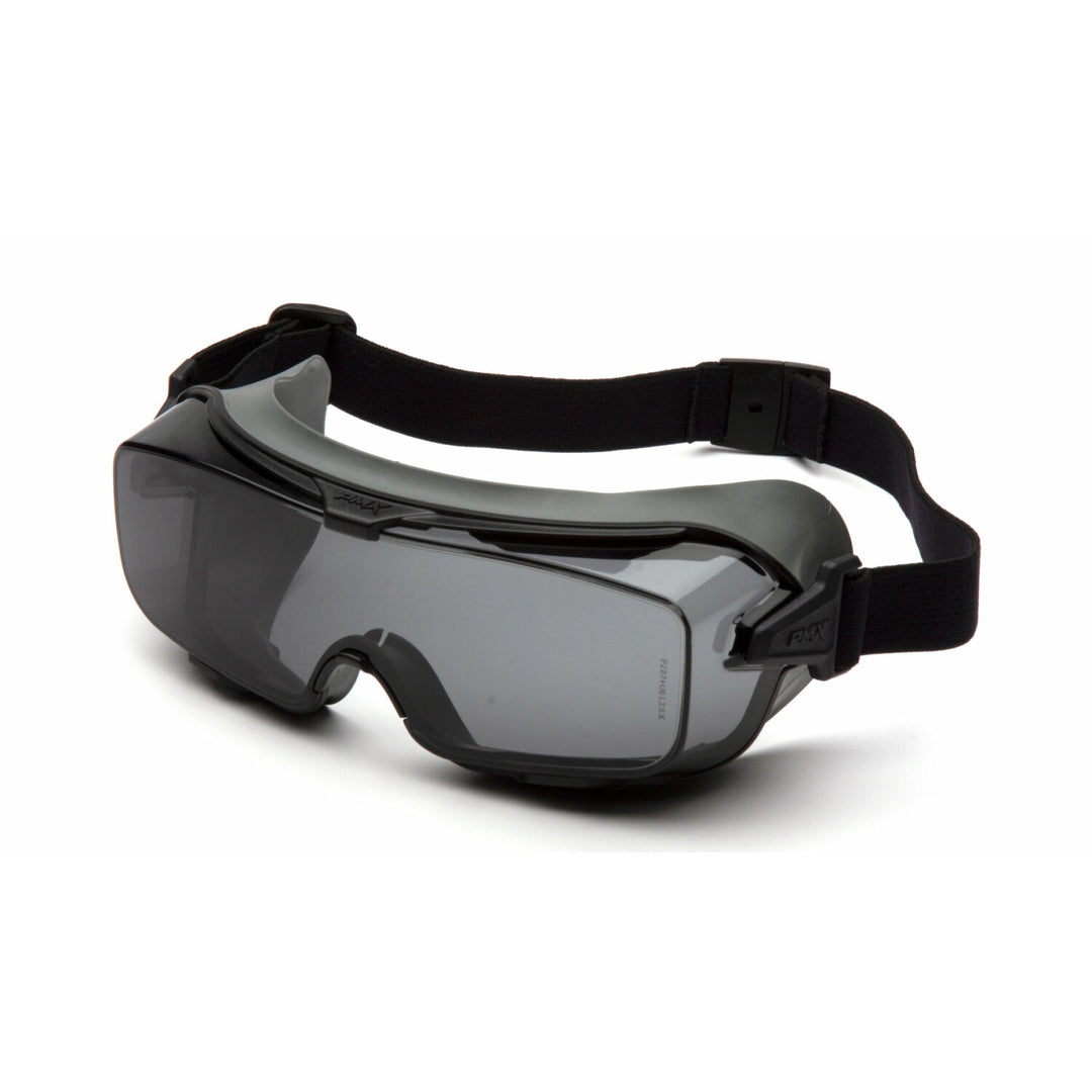 Pyramex GG9920TM Cappture Pro Goggle - Gray H2MAX Anti-Fog Lens with Rubber Gasket