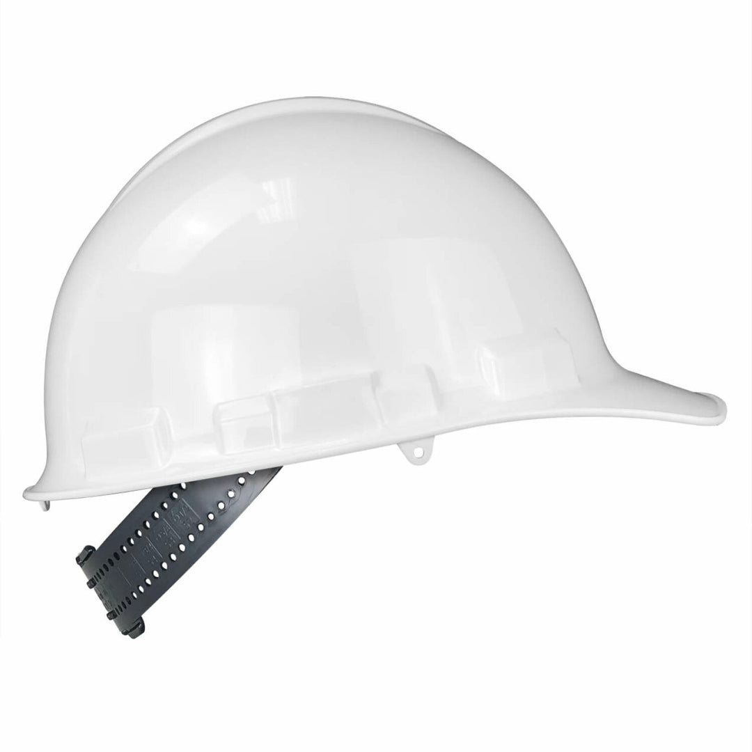 Radians GHP6-WHITE Granite Cap Style 6 Point Pinlock Hard Hat - White