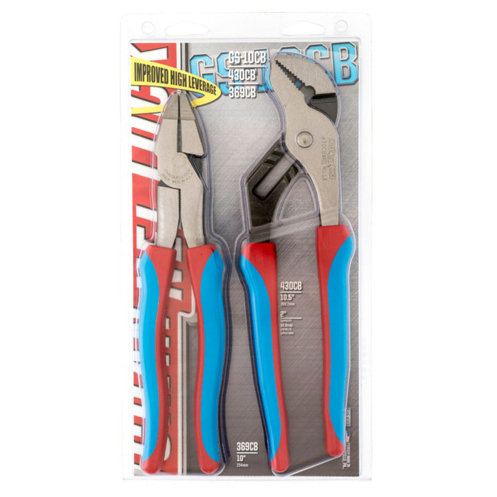 Channellock GS-10CB 2Pc Code Blue Pliers Set