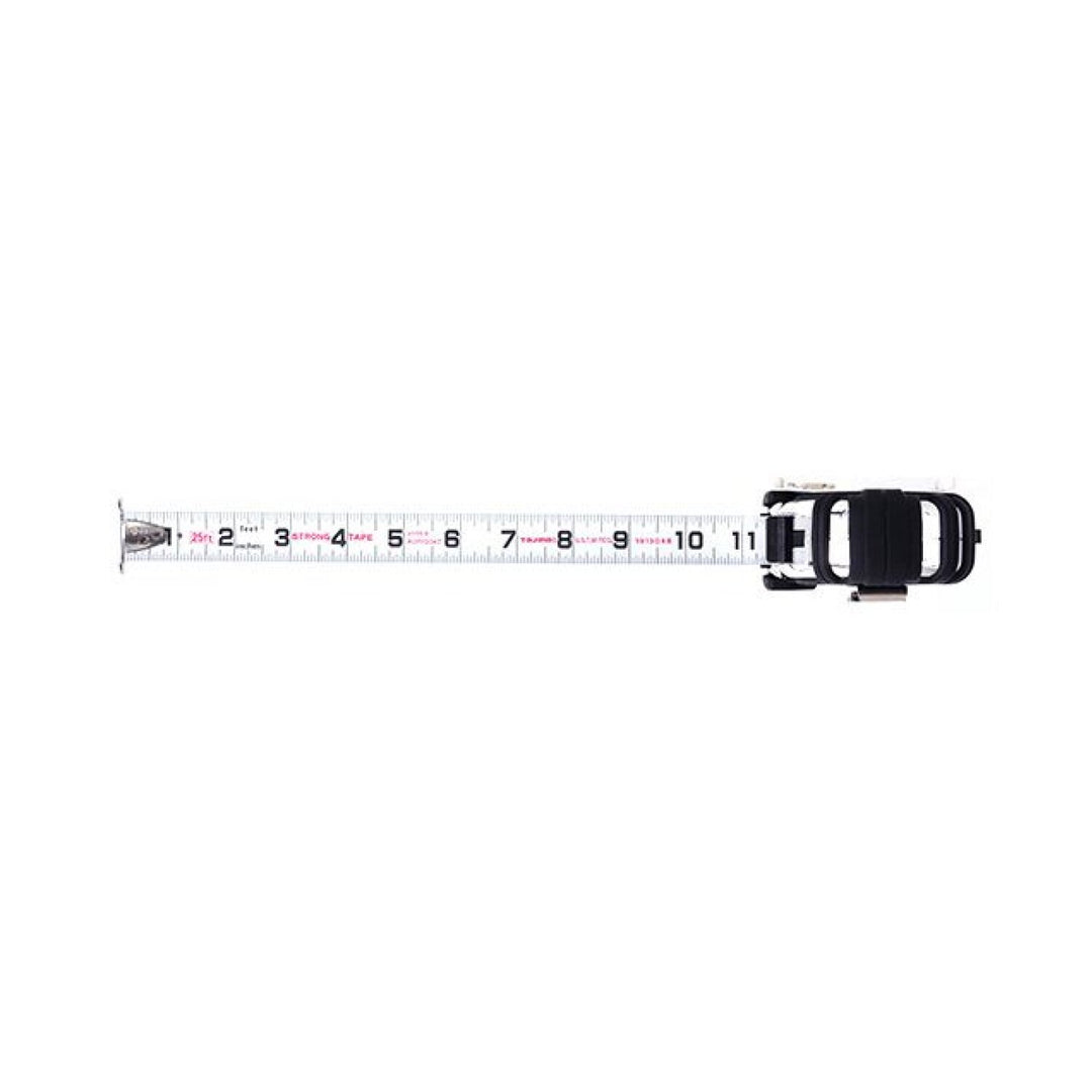 Tajima Tools GS-SC25BW GS-Lock Magnetic Power x2 Tape Measure with Compatible Clip, 25 ft x 1 in
