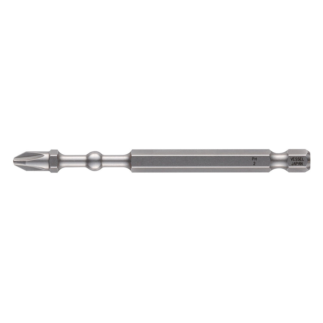 Vessel Tools IBPH290P2 IMPACT BALL Torsion Bit (PH2 x 90 mm, 2 pcs.)